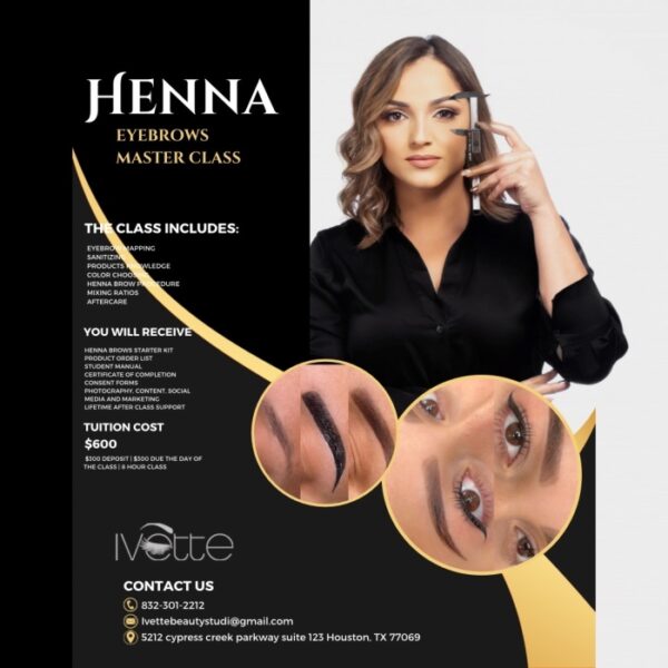 Henna Brows Tint Master Class